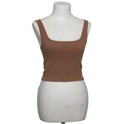 Sports tank top (Brown) from Oqq Elastane, Polyamide