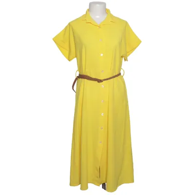Shirt dress (Yellow) from New Sensation Polyester, Viscose