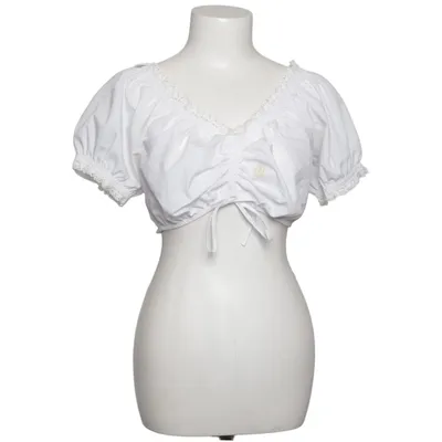 Dirndlblus (Vit) från Distler Bomull, Polyester