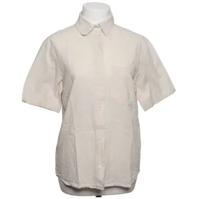 Short sleeve shirt (Beige) from Divided by H&M Cotton, Linen