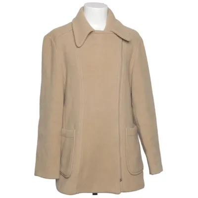 Frakke (Beige) fra Benetton Polyamid, Viscose, Uld