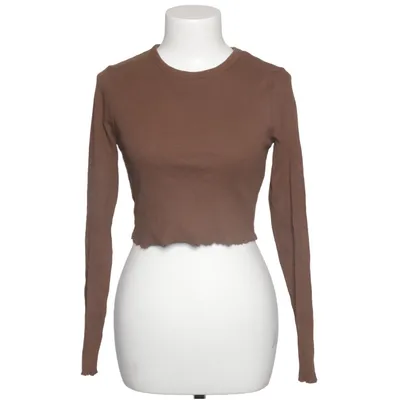 Long sleeve T-shirt (Brown) from Sister Cotton, Elastane