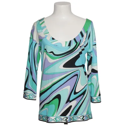 Haut (Bleu, Vert, Multicolore) de Emilio Pucci Soie