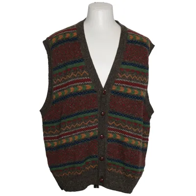 Gilet (Bruin, Meerkleurig) van Hessnatur Wol