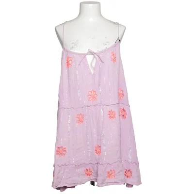Robe (Violet, Orange) de Sundress Coton, Fibre métallique