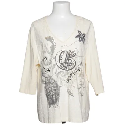 Haut (Beige, Multicolore) de Taifun Collection Coton, Élasthane