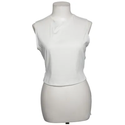 Tank Top (White) from Shein Elastane, Polyester