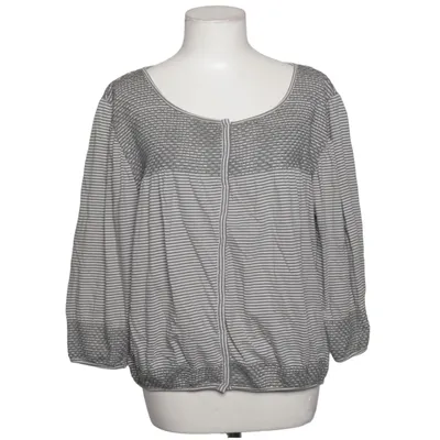 Top (Gray, White) from Autre Ton Cotton