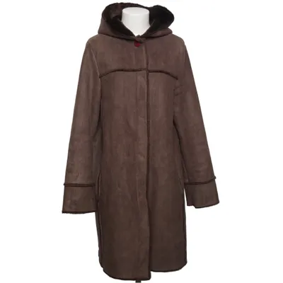 Shearlingjakke (Brun) fra Zabaione Akryl, Polyester