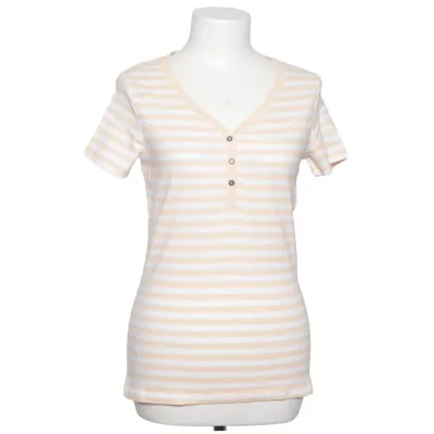 T-shirt (White, Beige) from The Basics C&A Cotton