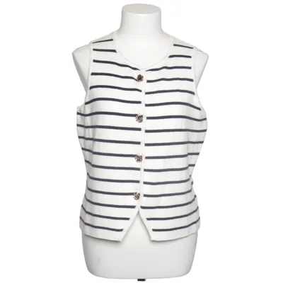Vest (White, Black) from Amara Reya Polyester, Viscose