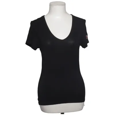 T-shirt (Zwart) van Amor & Psyche Elastaan, Viscose