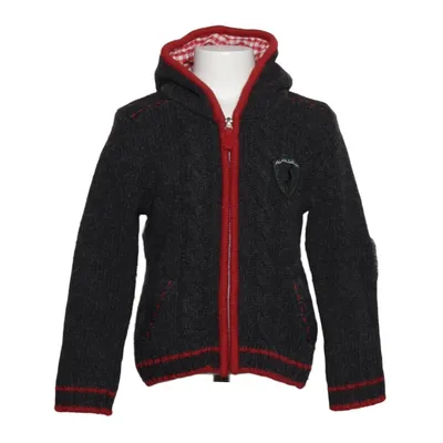 Sweat à capuche (Gris, Rouge) de Almsach Polyamide, Laine