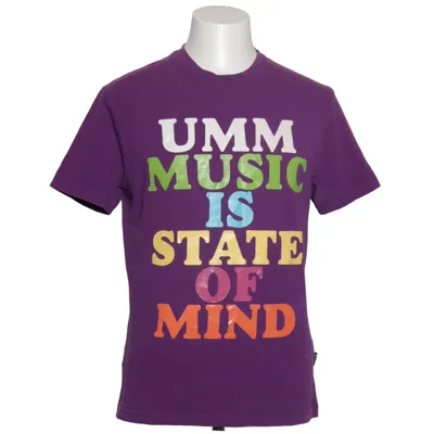 T-shirt (Lila, Flerfärgad) från UMM Bomull, Elastan