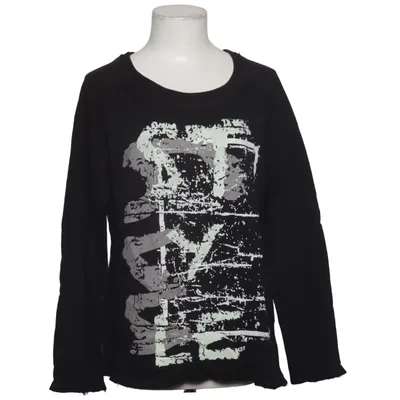 Langærmet t-shirt (Sort) fra Up Fashion Bomuld