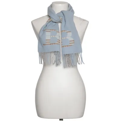 Sjaal (Blauw, Beige, Bruin) van Burberry Kasjmier, Merinowol