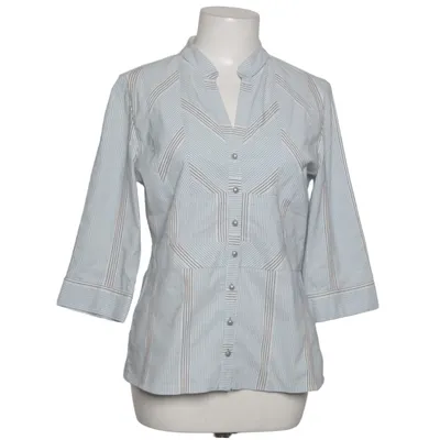Hemd (Blau, Weiß) von Dorothy Perkins Baumwolle, Elasthan, Polyester