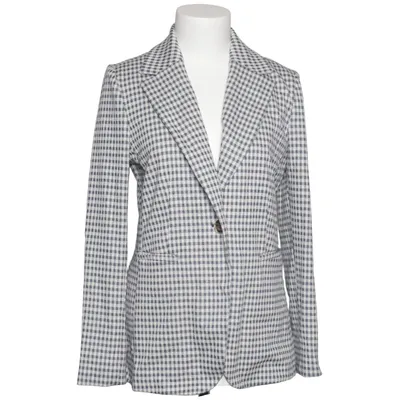 Blazer (Blue, White) from I Blues Cotton, Elastane, Polyester, Viscose