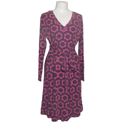 Slå-om-kjole (Brun, Pink) fra Qiero Elastan, Viscose