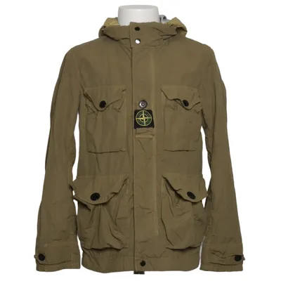 Safarijakke (Beige) fra Stone Island Junior Bomuld, Polyamid, Polyurethan