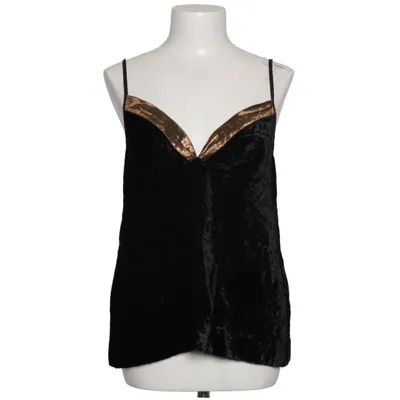 Tanktop (Zwart, Goud) van Dries van Noten Cupro, Viscose