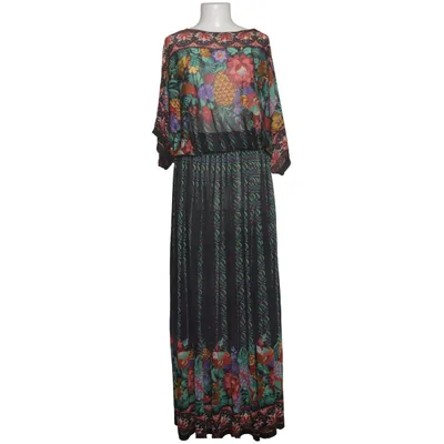 Maxi dress (Black, Multicolored) from Gottex Acetate, Polyamide