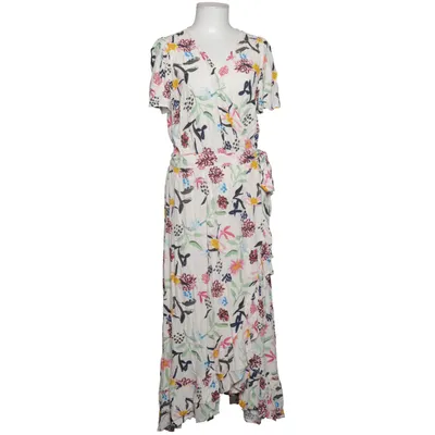 Wrap dress (White, Multicolored) from Pom Amsterdam