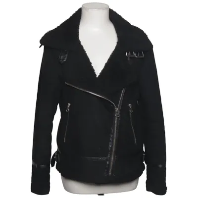 Shearling Jacke (Schwarz) von Zara Outerwear Polyester