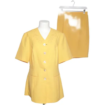 Business Kostüm (Gelb) Polyester