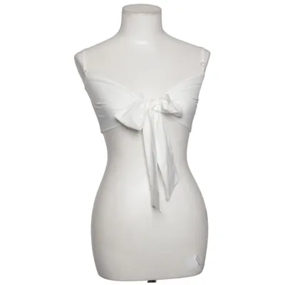 Crop top (Blanc) de Beginning Boutique Élasthane, Polyester