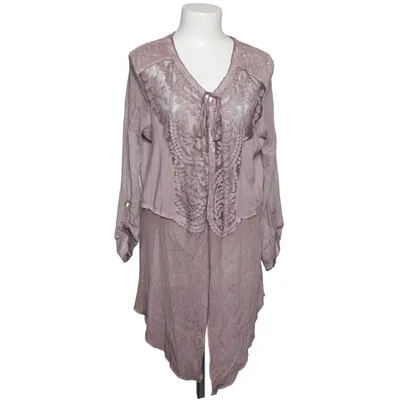 Slå-om bluse (Lilla) fra Tredy Bomuld, Elastan, Polyester, Viscose