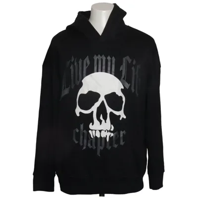 Sweat à capuche (Noir) de Chapter Coton, Polyester