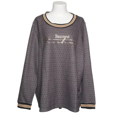 Sweatshirt (Zwart, Meerkleurig) van Persona by Marina Rinaldi Katoen, Polyester