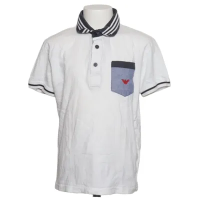 Polo shirt (White, Blue) from Armani Junior Cotton