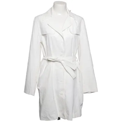 Trenchcoat (Vit) från Klaus Dilkrath Bomull, Polyamid, Polyester