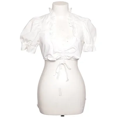 Dirndl blouse (Wit) van Alpin de Luxe Katoen, Polyester