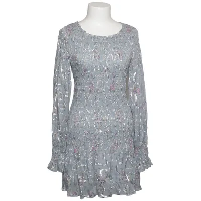 Dress (Blue, Silver, Multicolored) from LoveShackFancy Metallic fiber, Polyester, Silk