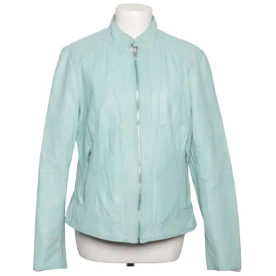 Läderjacka (Grön) från Ashley Brooke Skinn, Polyester