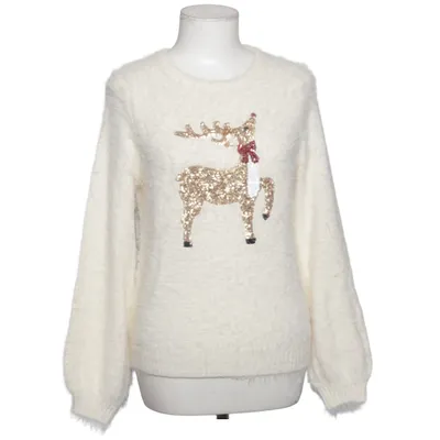Julesweater (Beige, Flerfarvet) fra Brave Soul Akryl, Polyamid