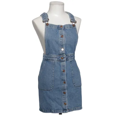 Dungaree dress (Blue) from New Look Denim Cotton