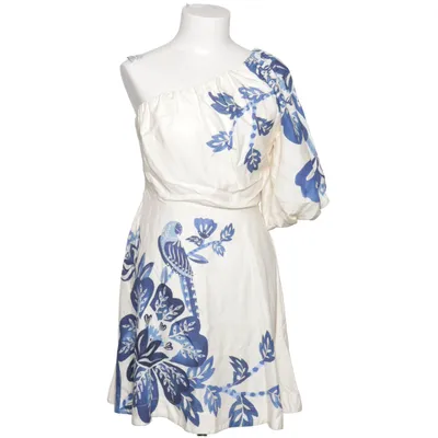 Dress (White, Blue, Multicolored) from Farm Viscose