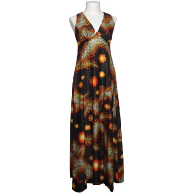 Robe longue (Noir, Orange, Jaune, Blanc) de Pompadour Acétate