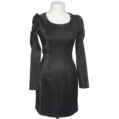 Robe (Noir) de Angelica Élasthane, Fibre métallique, Polyester