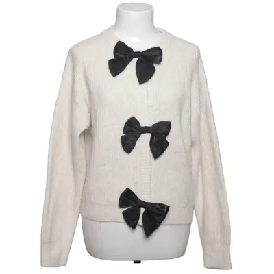Cardigan (White, Black) from Moocci Elastane, Polyamide, Polyester, Wool