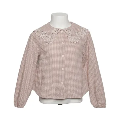 Bluse (Pink, Beige) fra Zara Polyester