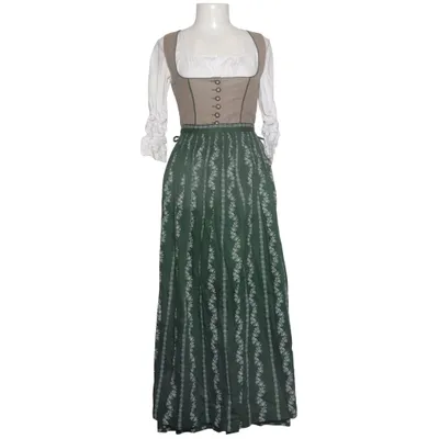 Dirndl (Grøn, Hvid, Beige) fra Country Line Bomuld