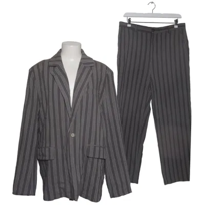 Anzug (Grau, Weiß) von Reclaimed Vintage Baumwolle, Leinen, Lyocell, Polyester, Viskose
