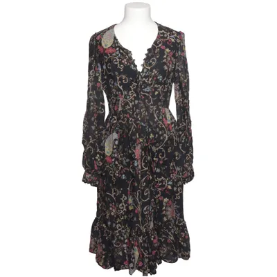 Maxi dress (Black, Multicolored) from Etro Silk, Wool