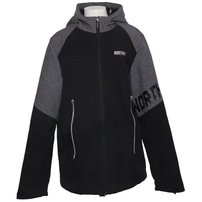 Softshell jacket (Zwart, Grijs) van Northville Elastaan, Polyester