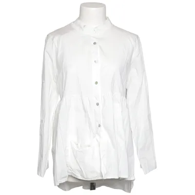 Shirt dress (White) from Liebesglück Cotton